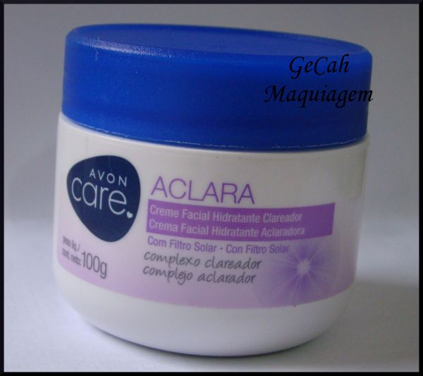 Creme facial hidratante clareador Avon